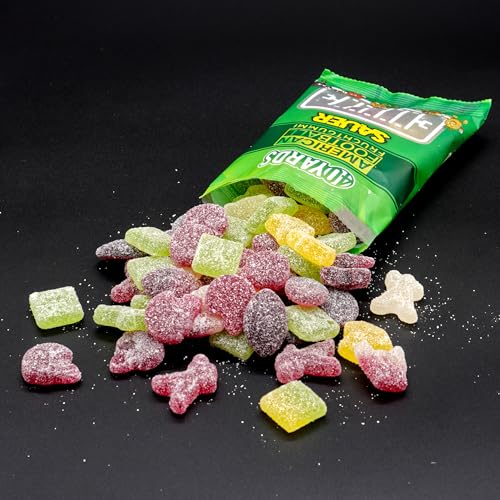 40YARDS American Football Gummibärchen SAUER – Fruchtgummi in Football-Form – 175g Tüte – Früchtemix mit 6 sauren Sorten & 10 % Fruchtsaft