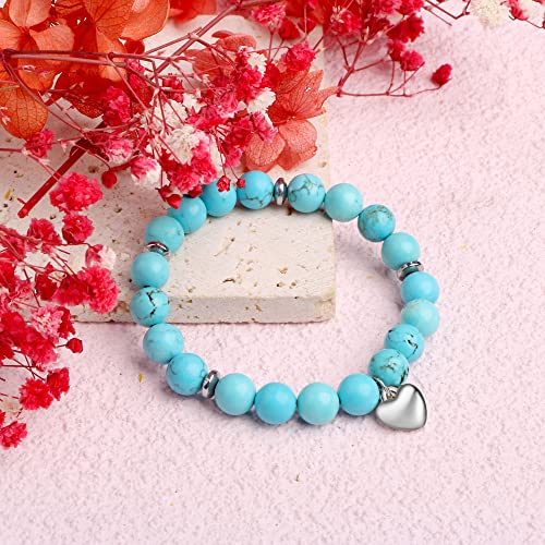Birthday Gifts For Women Inspirational Healing Bracelet For Her Anxiety Crystal Beaded Bracelets Healing Stones Jewelry Calming Stretch Bracelet Stress For Women Gift Ideas Graduation Christmas Gift #TOP4
