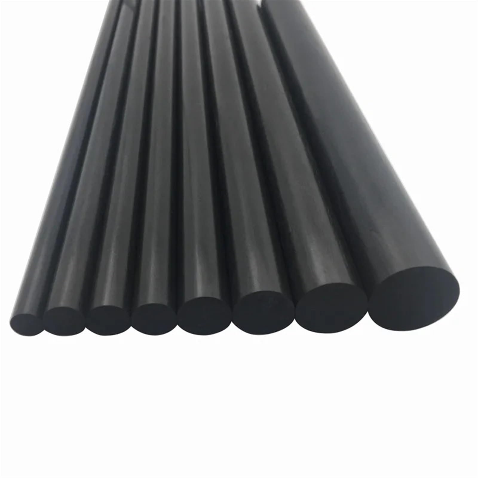 500MM long carbon fiber round rod with various diameters, high strength and lightweight DIY composite parts suitable Carbon Fiber Rods(9X500MM 4PCS)