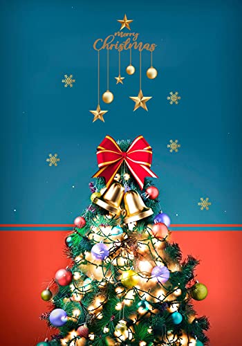 Merry Christmas Snowflake Gold Christmas Ball Bells Stars Decor Wall Stickers, Christmas Decorations Decals For Window Door, Holiday Series Party Décor For Kid’s Room Work Place Home #TOP1