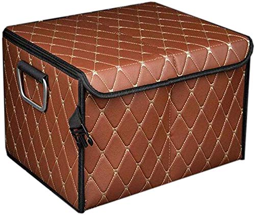 Boîte de rangement de voiture pliable avec couvercle MU grande capacité