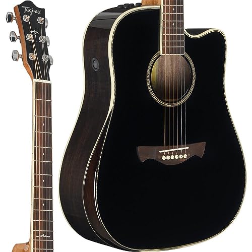Qual o Melhor Ukulele Concerto de 2025? Melhores Ranking 3 Violão eletroacústico Dreadnought cutaway aço Black WS-25 EQ Walnut Series Tagima