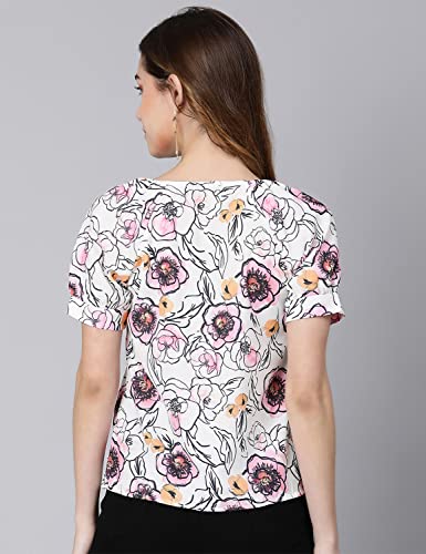 Image of oxolloxo Dreamy Colors Digital Floral Print Women top