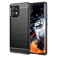 SCL Schutzhülle Für Motorola Edge + 2023 - Karbonfaser-Look, Gel-Griff, Stoßgeschützt