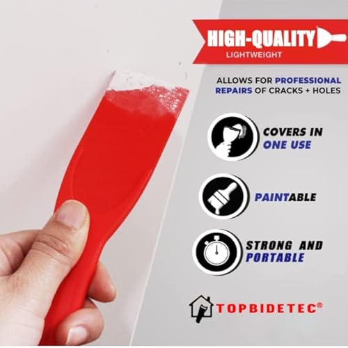Plastic Putty Knife Set Spealloy Multipurpose Plastic Scraper Spackle Filling Knife Tools, 3-Pack #TOP2