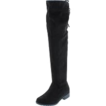 Forever Link Jalen-H4 Womens Over The Knee Thigh High Flat Boot