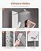 VEVOR Shower Panel Tower System with Rainfall Shower Head, LED, 49 in Brushed Stainless Steel Shower Column, 4-Function Faucet, Wall-Mount Rain Massage System with 6 Body Jets, Handheld, and Tub Spout