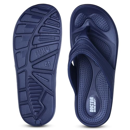 Image of DOCTOR EXTRA SOFT Women's Classic Ultra Soft Flip Flops /Slippers with Cushion FootBed for Adult | Comfortable & Light Weight|Stylish & Anti-Skid| Waterproof & Everyday Slip-on for Ladies & Girls D-515
