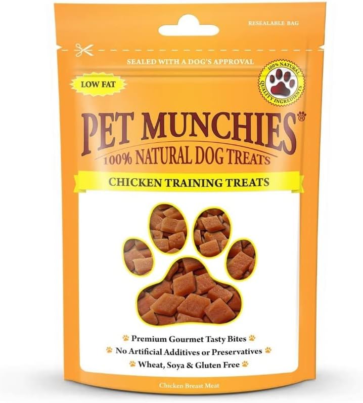 Pet Munchies Natural Dog Treats Chicken Training Dog Treats 50g