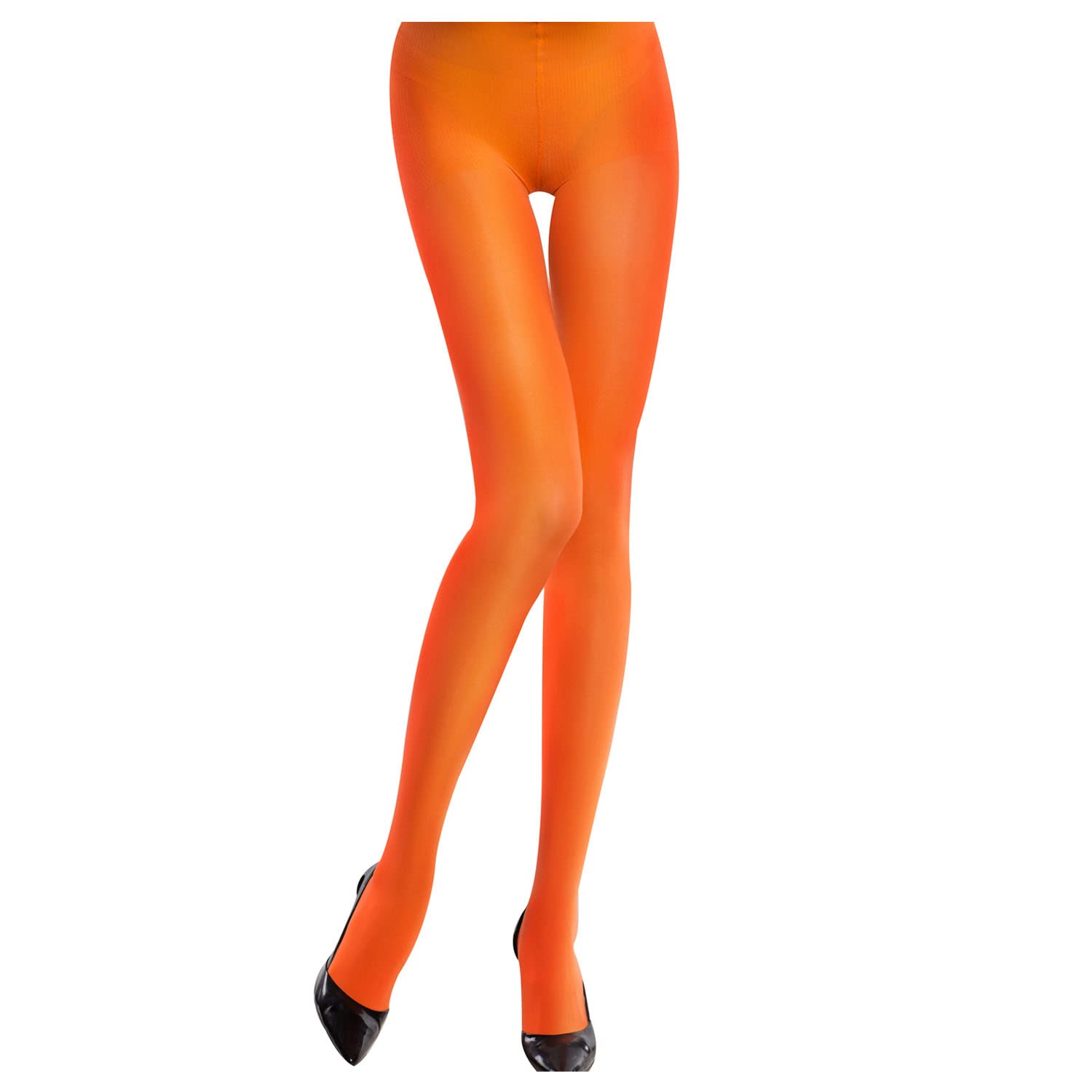 Lin Performance 8-15 mmHg Medical Compression Pantyhose For Women, Support Tights（Orange）-image-23