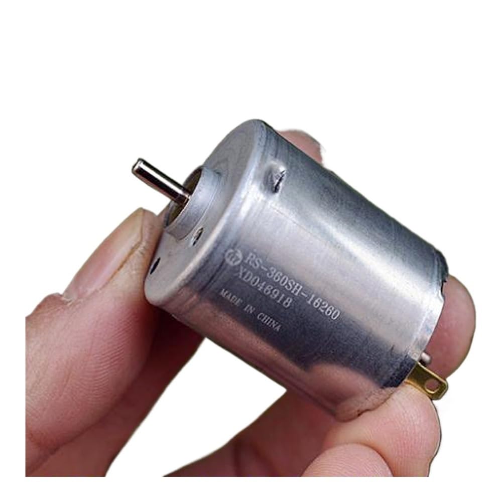 HJNAOKGWHQ RS-360 Magnetic DC electronic starter Toy High Speed 12V 24V 13800RPM Dual Output Shaft for Printer Accessories