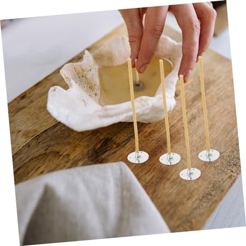 100 mechas para vela fibra natural con cera de abejas miniatura 6