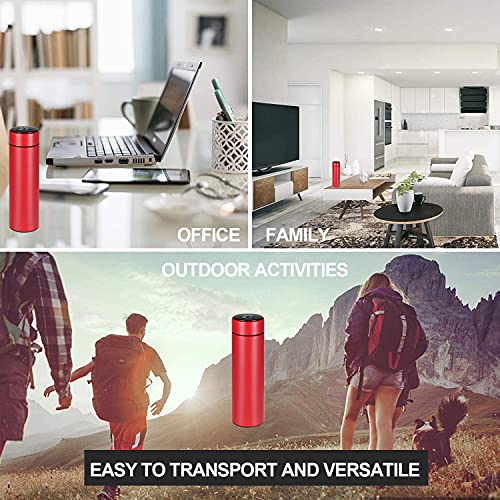 TMG Travel Mug,Termo Taza 500ML,Taza de Viaje,Térmica de Doble Pared,Frasco de Vacío de Acero Inoxidable,Pantalla LED… - Imagen 8