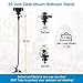 Pipishell 25 Inch Webcam Stand, Flexible Desk Mount Clamp Gooseneck Stand for Logitech Webcam C960 C930e C930 C920 C920S C922x C922 Brio 4K C925e C615 and Other Devices with 1/4