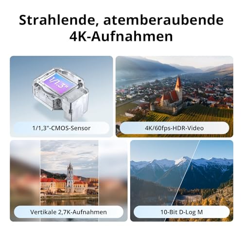 DJI Flip (RC-N3), Drohne mit 4K UHD Kamera für Erwachsene, < 249 g