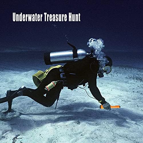 Punktoy Pinpoint Metal Detector Pinpointer - Fully Waterproof Orange Color 360 Search Treasure Pinpointing Finder Probe with Belt Holster for Adults and Kids(Three Mode)