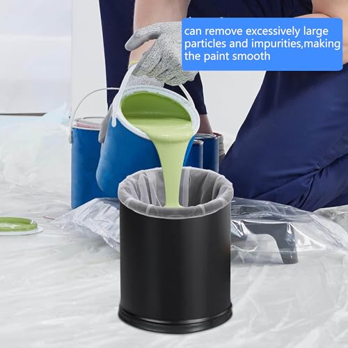 HAOBIN Farbsiebbeutel 5 Gallonen Farbsieb Siebbeutel Weiß Feinmaschig Farbfilterbeutel Weiße Feine Netz Siebbeutel Elastische Öffnung Eimer Filterbeutel für Hydrokultur Malerei Gartenarbeit (4pcs)