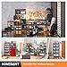 HOMEDANT 5 Tier Storage Shelves Adjustable Laminated Boltless Garage Metal Shelving Unit Heavy Duty Utility Rack Shelf Warehouse Pantry Closet Kitchen (2, (S) 28