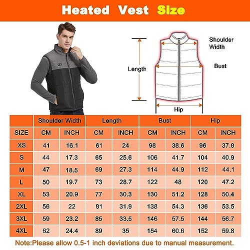 Chaleco térmico para evitar el frío extremo con calor USB de 11 zonas 2