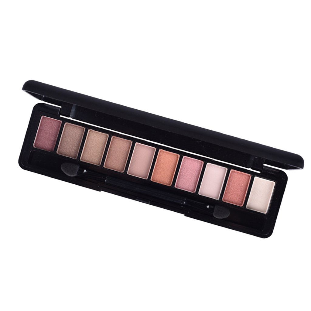 BNF® 10 Colors Shimmer Matte Eyeshadow Palette with Eye Shadow Makeup Brush #02|Health & Beauty | Makeup |Eye Shadow|1 Piece Eyeshadow Palette (Including Eye Shadow Brush)-image-21