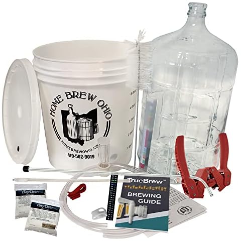 Home Brew Ohio Complete Beer Equipment Kit (K6) with 6 gal Glass Carboy Cover