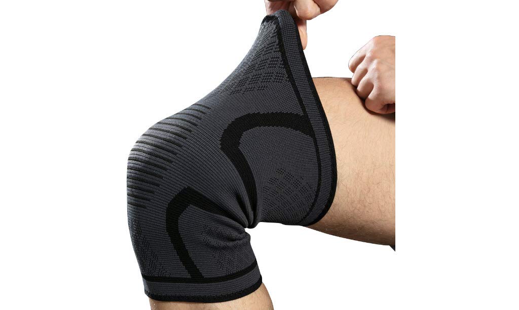 Elastic Knee Pain Support Compression Brace Sleeve for Sports Joint Pain Arthritis (Small (30cm-34cm))