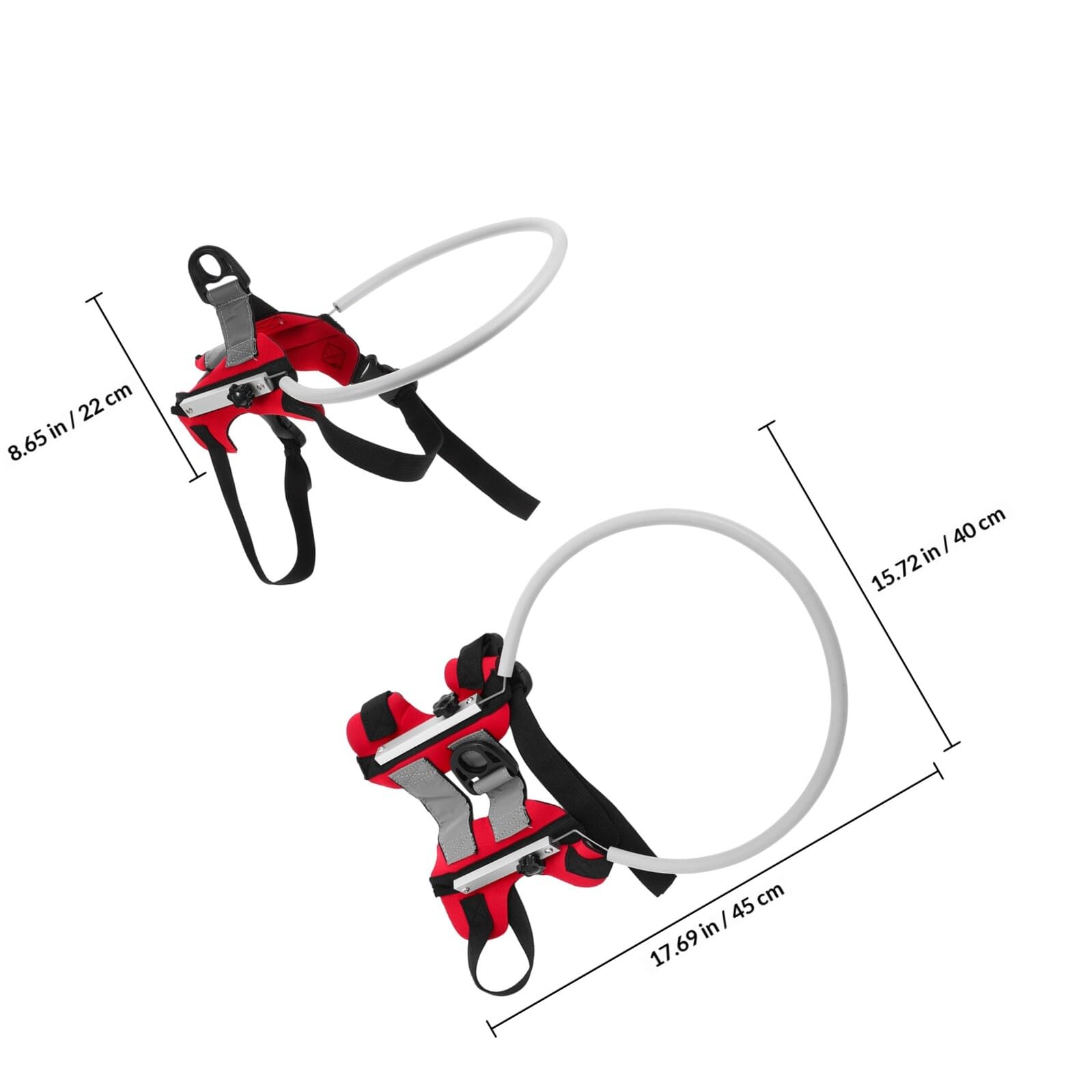 ABOOFAN Collier de Confiance pour Chien Aveugle Anneau Anti-Collision Confortable et Facile à Utiliser en Polyester pour Petits Chiens en Intérieur et Extérieur