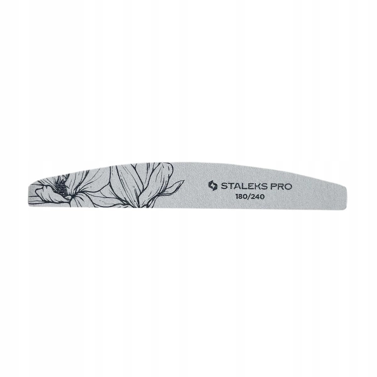 Pilnik do paznokci STALEKS EXPERT NFE-40-180/240-25 półksiężyc, dwustronny, ziarnistość 180/240 gr, cienka warstwa pianki, 25 szt
