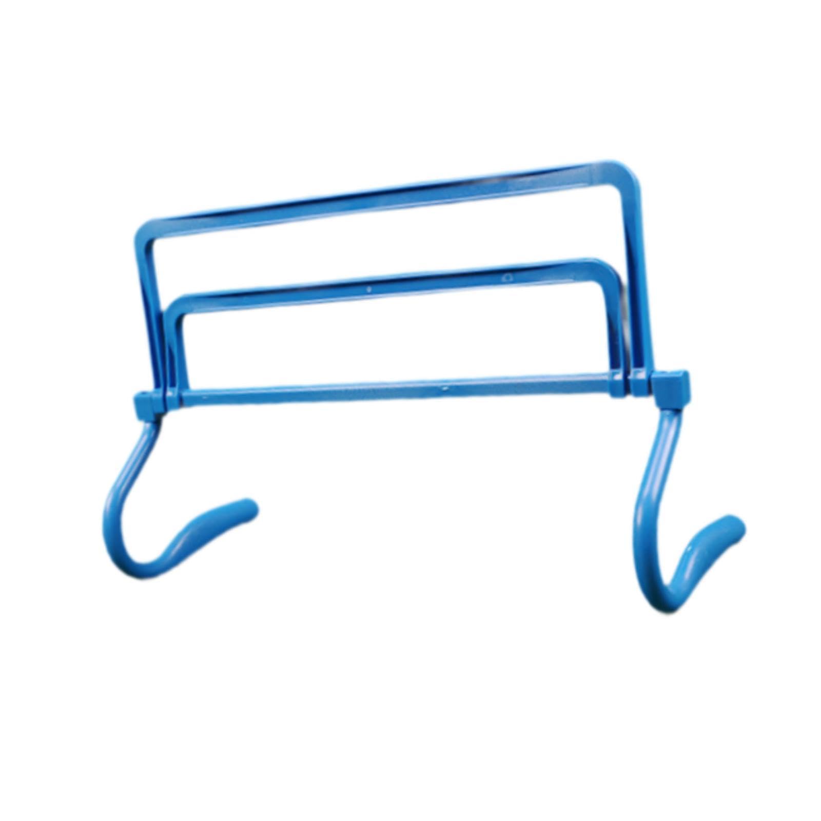 QSTDGVPW Agility Training Hurdle Speed Training Equipment Set Practice Adjustable for Running Obstacle Courses Athletic Basketball, Blue