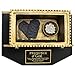 Lighthouse Christian Products Ark of The Covenant Antique Gold Tone 4.5 x 7 Hand-Cast Resin Mounted Sculpture