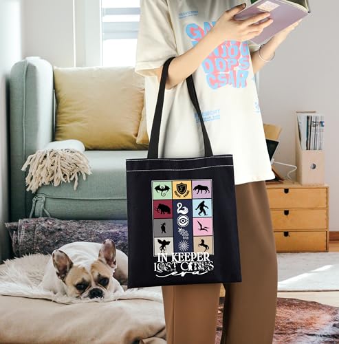 Bolso tipo tote inspirado en KOTLC de ENSIANTH, para fanáticos de libros, con diseño de Black Swan y Foxfire Academy miniatura 6