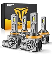 Termitor 2025 Latest 9005/HB3 H11/H9 LED Bulbs Combo, 90000LM 10X Super Bright, 1:1 Halogen Size ...