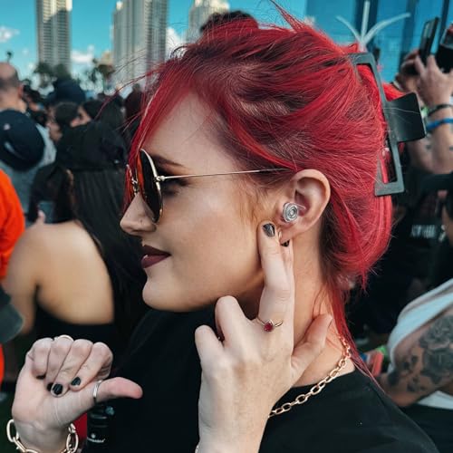 Image of Eargasm High Fidelity Sick New World 2026 Music Festival Earplugs - Hearing Protection for Concerts, Festivals, Musicians, DJs, Night-Life, Motorcycles with High Fidelity Noise Reduction up to 21 dB