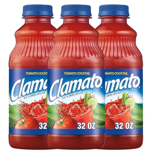 Clamato Original 946 ml – Salsa de Tomate con Almeja para Micheladas, Ceviches y Cócteles - Pack Laborawi (3 x 946ml)