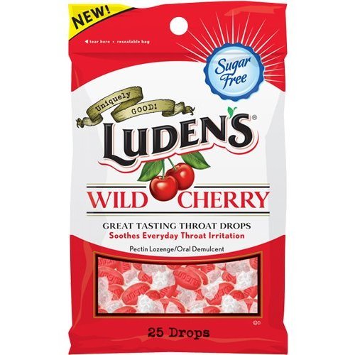 LUDEN Cough Drop SF Wild Cherry 25EA Health & Household