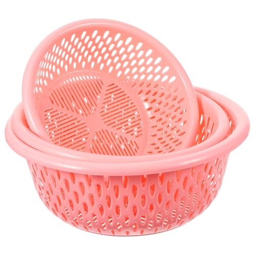 Set 3 Piezas Coladores de Cocina Plásticos 12x12x4.64 pulg