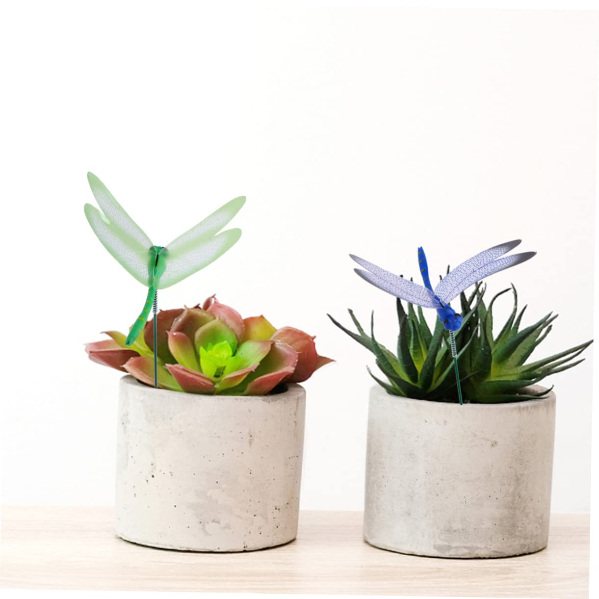 Happyyami 100pezzi Decorazioni Da Giardino Con Libellule Artificiali Combinazioni Di Variegati Per Fioriture e Ornamenti Realistico e Durevole