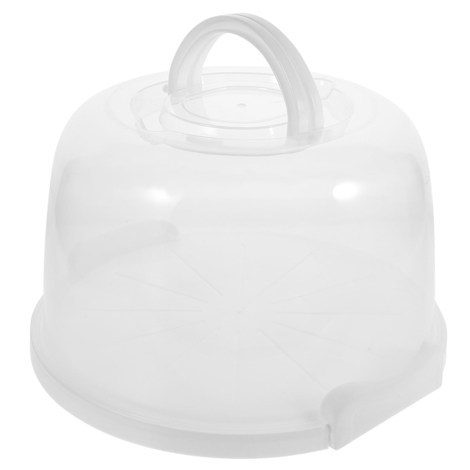AUTSUPPL Small Cake Storage Box Freezer Safe Cake Carrier Cover Handle for Outdoor Events Home Use