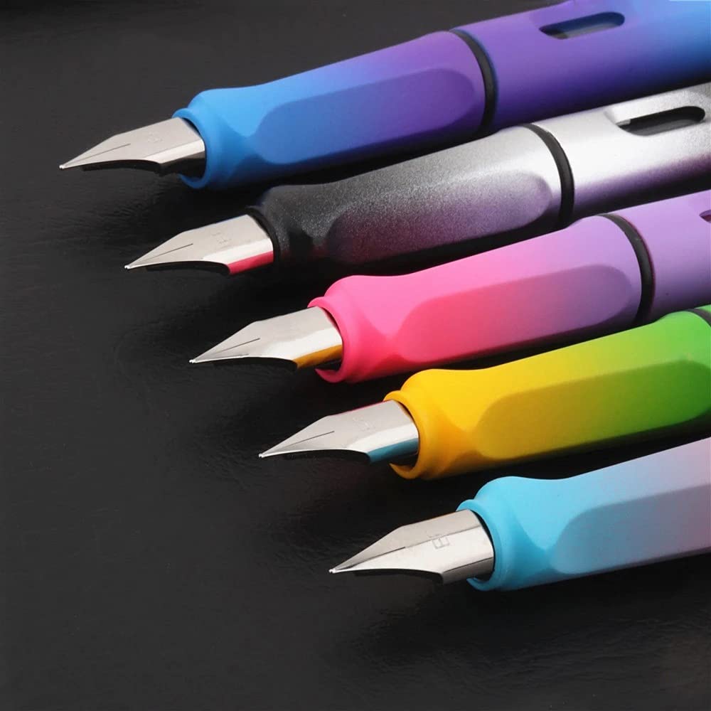 Penna stilografica per ufficio e ufficio, colori misti, per studenti, cancelleria e pennini per penne (C)
