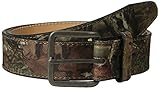 Mossy Oak Men's Camo Canvas Leather Belt