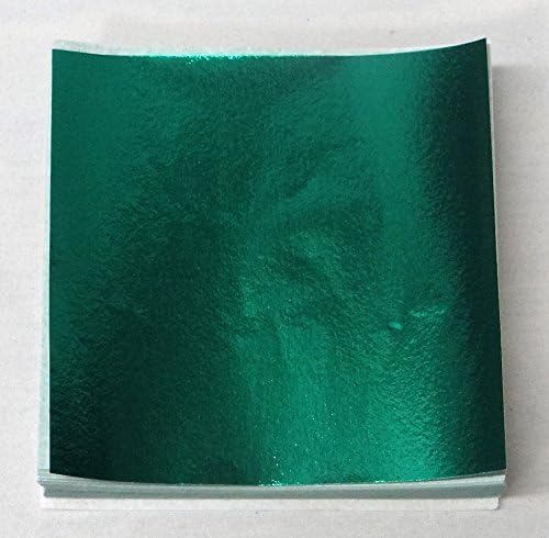 Candy Molds N More 6 x 6 inch Dark Green Confectionery Foil Wrappers, 125 Sheets
