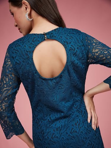 Image of Miss Chase Women's Sleeveless Collared Bodycon Above-Knee Polyester Dress