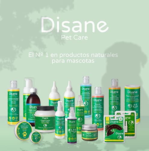 DISANE Polveri antiparassitarie per Cani Naturale| 250g | Repellente di Insetti Naturali | Facile Applicazione per dalla Pelliccia e dell'ambiente del Cane | Protegge di pulci, zecche e zanzare