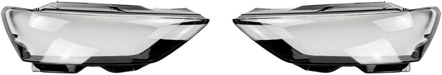 Headlight Cover Compatible for Audi A7 RS6 RS7 2019 2020 2021 2022 2023 Transparent Headlamp Lens Plexiglass Replace Original Lampshade(1PCS Left Side) (1PCS Right Side)