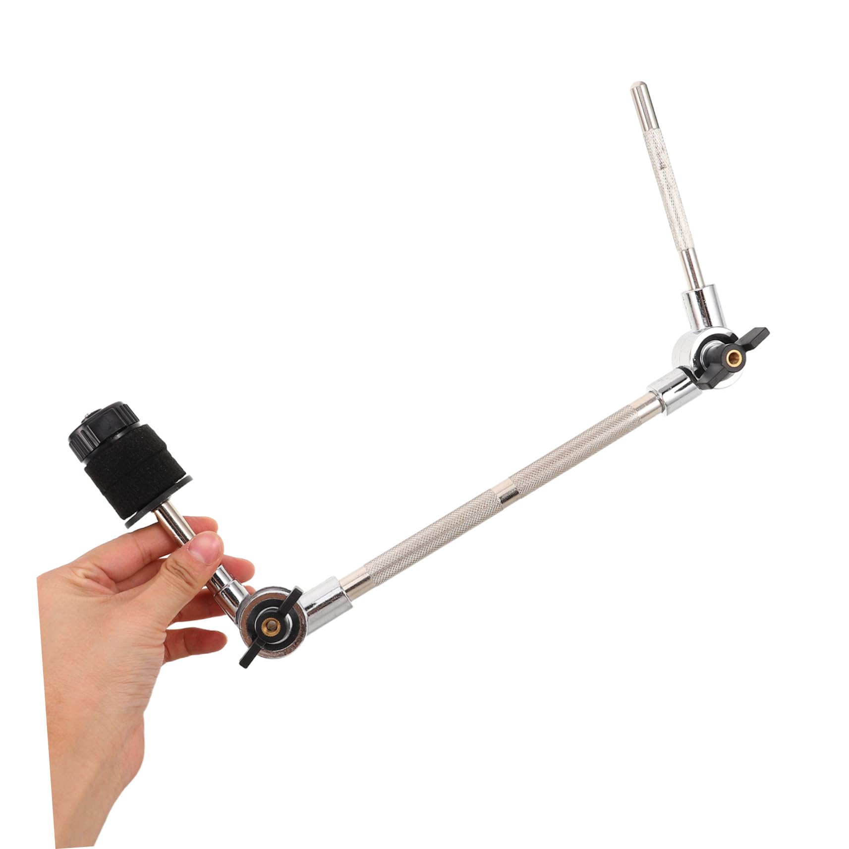 Extensión para Hardware de Batería Soporte de Brazo para Platillo Multiángulo Montaje Rack para Percusión Accesorio Compacto y Resistente para Splash Cymbal y Cowbell Compatible