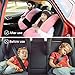 MROUEN Car Pillow for Kids – Comfort Travel Pillow for Car – Soft Cotton Support Cushion for Children and Adults on Long Trips (Pink)