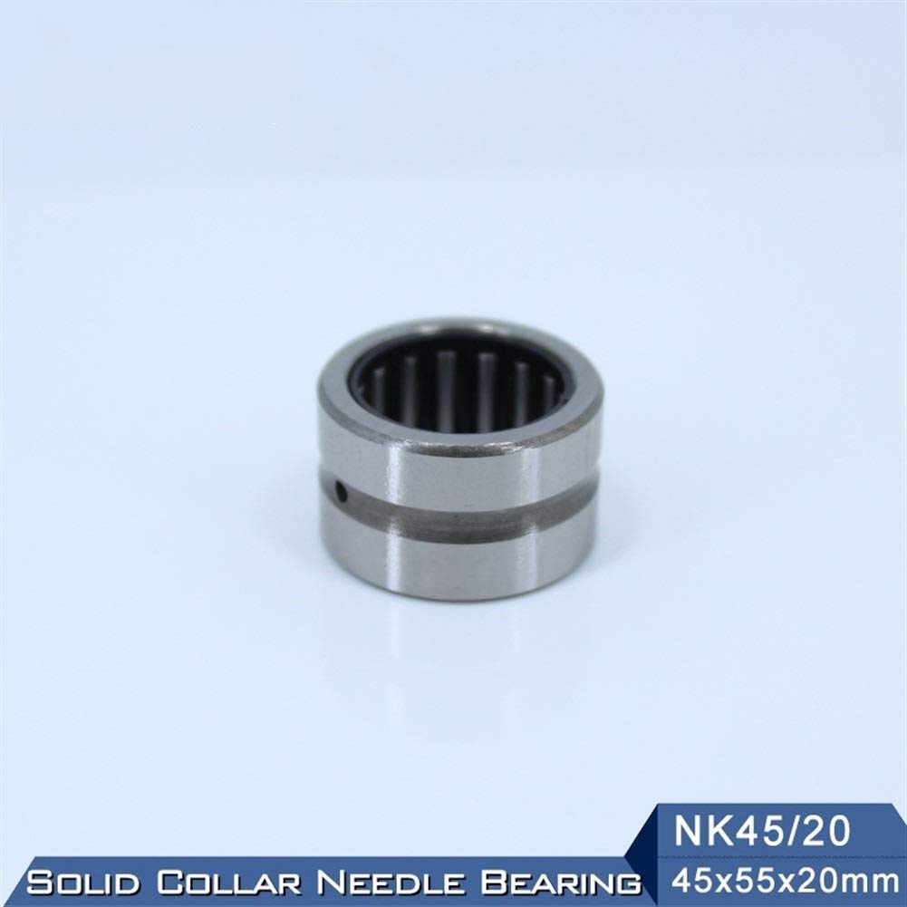Roulements à Aiguilles NK45/20 Roulement 45x55x20 mm Bague Pleine Roulements à Aiguilles sans Bague intérieure Roulement NK45/20 Roulements NK4520