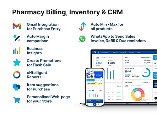 eVitalRx Pharmacy Software - Billing, Inventory Management, CRM all in one (Capsule Plan) - Image 2