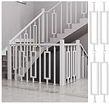 【Ampio utilizzo】: colonnine per scale con staffa girevole a 270 °, ampiamente utilizzate per scale o piani. Come casa, interno, villa, soppalco, appartamento, portico, balcone, corridoio, ufficio, cantina, ponte, hotel.