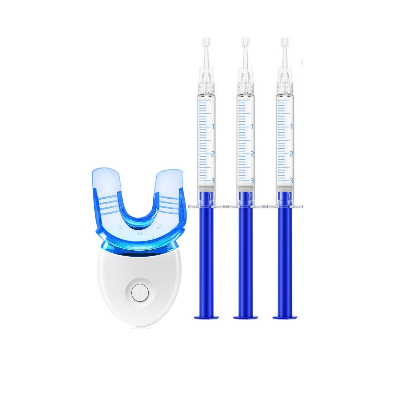 Teeth Whitening Kit for Sensitive Teeth with 4 Carbamide Peroxide Pen 1 Remineralization Pen LED Light Tooth Whitener